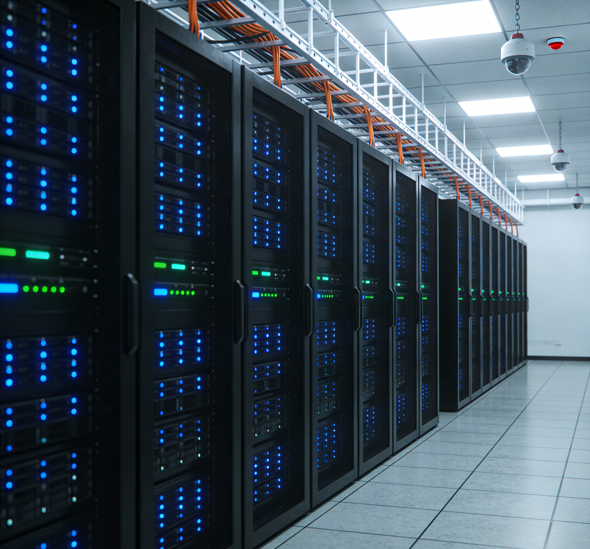 IDC机房内部实景